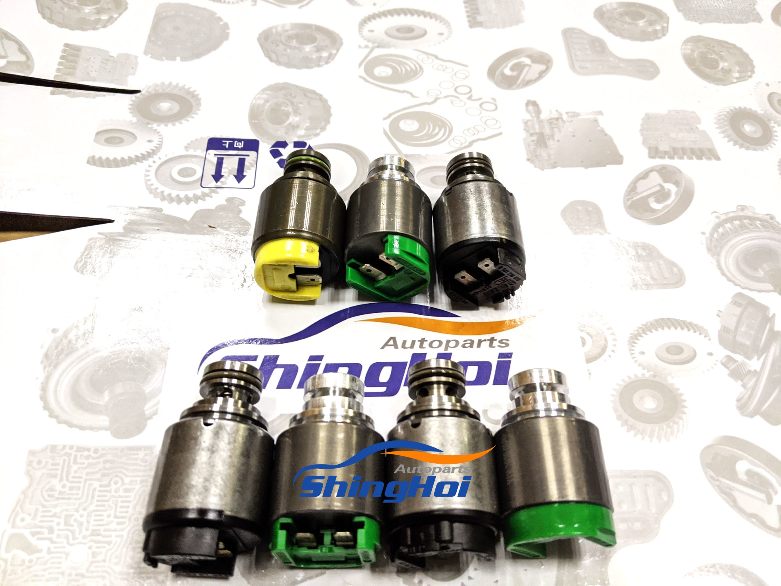 5HP19 01V Transmission Solenoids Kit 7PCS for BMW AUDI Porsche Sheng