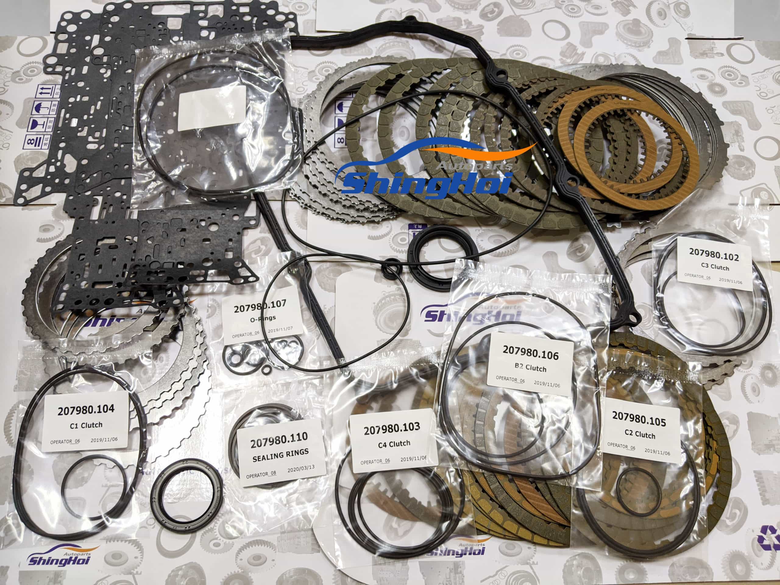 AA80E TL-80SN Transmission Master Rebuild Kit - Sheng Hai Auto