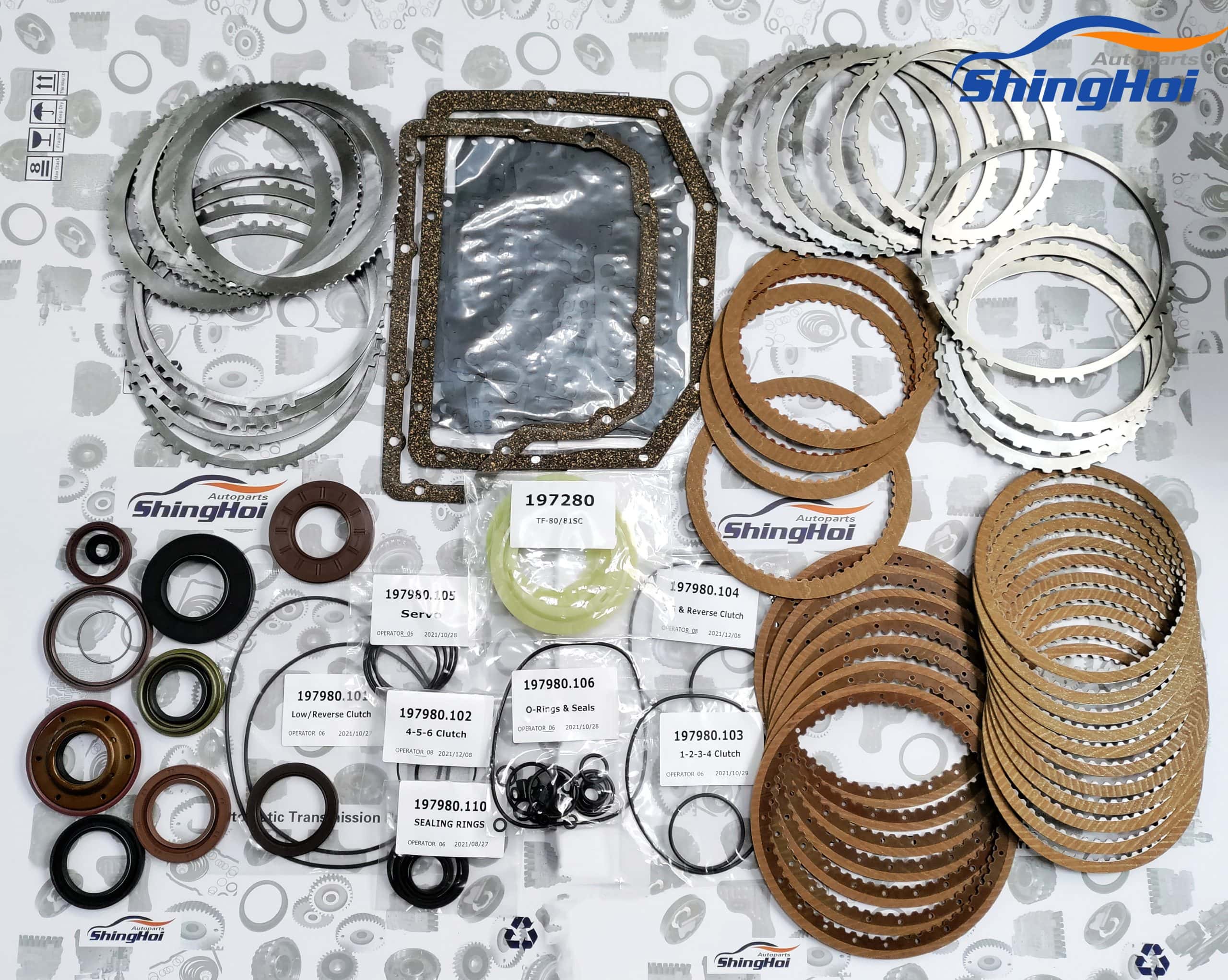 TF80-SC TF81-SC TF80-SD AF40 Transmission Master Rebuild Kit