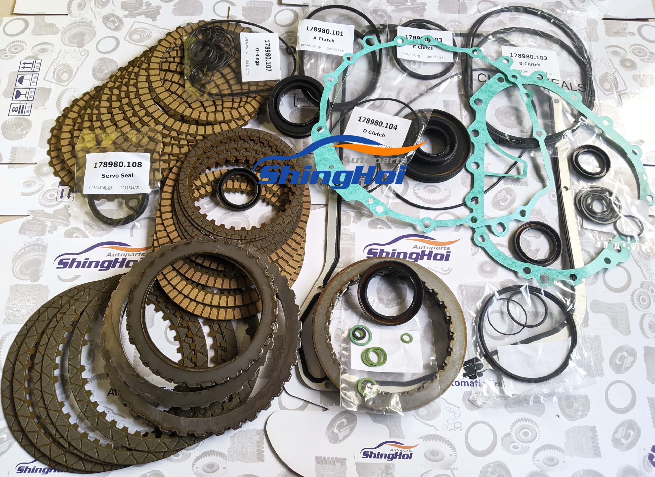0BK 8HP55 Transmission Master Rebuild Kit - Sheng Hai Auto Parts